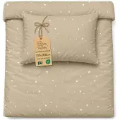 Trankielo – Reversibles Babybettwäsche, 100x135 cm – Baumwoll-Bettbezug mit Reißverschluss, weich und waschbar