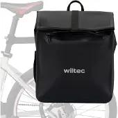 Merkloos Fahrradtasche Gepäckträgertasche Wasserabweisend - 22 Liter - Schwarz
