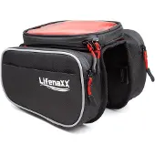 Technaxx 4932, Rahmen, Fahrradtasche, Schwarz, Rot, 3 l, 180 mm, 170 mm