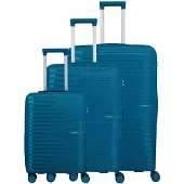 Travelite Pacific 4 Rollen Kofferset 3-teilig