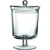 Leonardo Vorratsglas "POESIA", transparent (klar), B:15cm H:24cm L:15cm, Glas, Lebensmittelaufbewahrungsbehälter, Vorratsglas, auf Fuß