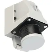 Pce 515-7d CEE-Wandgerätestecker 16A 5p 7h IP44 mit Deckel 5157d