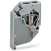 Wago 711-151 Transformatorklemme, 1-polig, CAGE CLAMP-Anschluss für Leiter, grau 711151 - 100 Stück