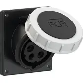 Pce 4152-7 CEE-Anbausteckdose schräg (92x100mm) 16A 5p 7h IP67 41527