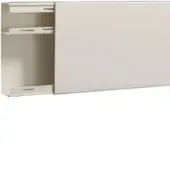 Hager LF6019109016 Leitungsführungskanal mit Trennwand PVC LF 60x190mm verkehrsweiß - 2 Meter