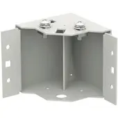 EFB Elektronik EFB PRO-SOE100F.GR 4 Sockelecken für PRO, fix, H=100 mm, RAL7035 PROSOE100FGR