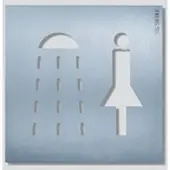 Siedle SSS 200033730-00 Orientierungsschild Dusche Damen 20003373000 OSP 0014