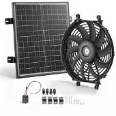 Vevor Giebellüfter 30,5cm Dachbodenlüfter Solarbetrieben 2208,7m³/h Schwarz