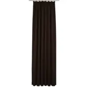 Wirth Vorhang "Newbury", braun, B:130cm H:185cm, Baumwolle, Polyester, Gardinen, Vorhang, nach Maß