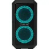 Kenwood AS-120BT, 20 W, Verkabelt & Kabellos, USB Typ-C, Tragbarer Stereo-Lautsprecher, Schwarz, Tower
