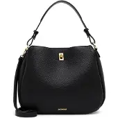Emily & Noah Beuteltasche "Beutel E&N Leni", Damen, Gr. B/H/T: 37cm x 27cm x 11cm, schwarz (schwarz 100), Polyester, Polyurethan, Taschen Beuteltasche