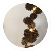 Dripio LED-Lichtschnur 1 m, dekorativ, tragbar, für Partys & Weihnachten