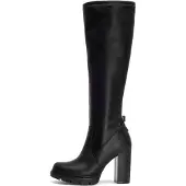 Refresh für Damen. 17292401-NEGRO Stiefel 172924 schwarz (37), 8 bis 10 cm, Reißverschluss, Lässig