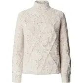 Pepe Jeans für Damen. PL7000201 Pullover Agata gebrochenes Weiß (XS), Lässig, Polyester, Langarm