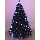 Dripio LED-Netzmantel 288 lila/weiß für Bäume 230–290 cm