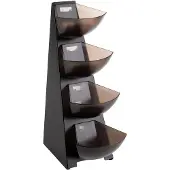 OEM Küchenregal Multi-Rack, 4-stufig, Edelstahl/Kunststoff, 1 l, 19x31x53 cm