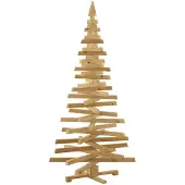 Syfax Holz Weihnachtsbaum KOTKA 180 cm Massivholz Kiefer Braun