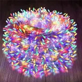 OEM LED-Lichterkette 400 LEDs, mehrfarbig, 8 Modi, Timer, IP44, 45 m