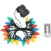 Dripio C9 LED-Lichterkette, 20 Erdbeerlampen, 16,4 ft, RGB, mit Fernbedienung