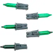Dripio 5 grüne Push-in-Ersatzlampen 5V 0,7W 0,14A Glühlampe