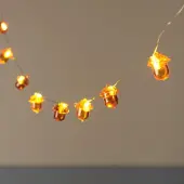 Dripio Eikellichtketting, 20 LEDs, batterij, 6-Stunden-Timer, 1,60 m