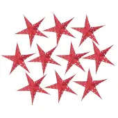 Dripio 10 Papiersterne 20 cm rot faltbar für Lichterketten