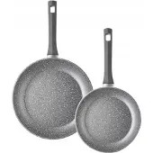 Ambition Silverstone Pfannenset 20 & 28 cm Stone Edition