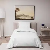 Trankielo - Bettbezug-Set, 135x200 cm - 1 Kopfbekleidung, 80x80 cm - 100% Mikrofaser -