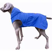 Sonstiges Hunde-Regenmantel superweich reflektierend verstellbar Blau M