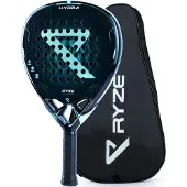 Merkloos Padel-Racket aus 100% Kohlefaser mit EVA-18 Power-Schaum