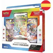 Nintendo Pokémon Sammelkartenspiel First Partner III Set mit Stickerbogen (spanische Ausgabe)