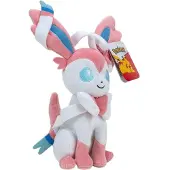 Nintendo Pokémon Kuscheltier Nymphali, 20 cm, ultraweiche und flauschige Textur, offizielle Lizenz