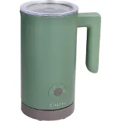 OEM Milchaufschäumer, elektrisch, 300 ml, Salbeigrün, Kunststoff/Stahl