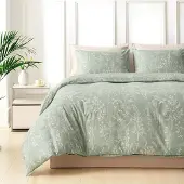 Trankielo – Bettwäsche-Set, 240x220 cm – 100% Mikrofaser – Handbemaltes Astmotiv – Inklusive 2 Kopfkissenbezügen