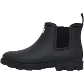 Hunter Unisex. FRU0010262 Downpour Chelsea Insulated Boots schwarz (45/46), Flach, Keine, Lässig, PVC