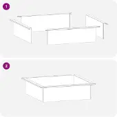vidaXL Feuerstellenring Schwarz 90 x 90 x 25 cm Stahl