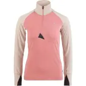 Klättermusen Fafne Half Zip Sweater W's cherry wood-fossil tan (1021) S