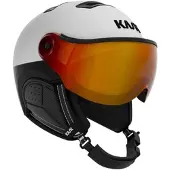 Kask Montecarlo Visor white red mirror (201) ohne Vibes XXL