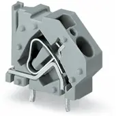 Wago 745-843 Anreihbare Leiterplattenklemme,6 mm2,Rastermaß 10 mm,lichtgrau 745843 - 50 Stück