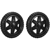Dripio 2 Ersatz-Lenkrollen, 13,5 cm, 3 kg, schwarz, für Einkaufswagen
