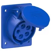 Pce 415-9 CEE-Anbausteckdose schräg (80x97mm) 16A 5p 9h IP44/IP54 4159