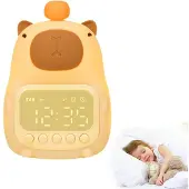 Dripio Capybara Kinderwecker mit Nachtlicht, dimmbar, USB-C, 2 Wecker