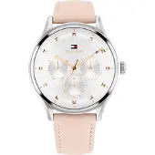 Tommy Hilfiger Gianna Uhr Silber mit Datum, Wochentag und 24-Stunden-Anzeige