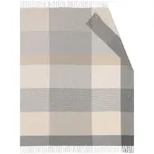 Biederlack Wohndecke "Soft Impression im Doubleface-Look", grau (pleasant stone), B:130cm L:170cm, Baumwolle, Kaschmir, Wohndecken, Wohndecke, Baumwolle-Kaschmir-Mix