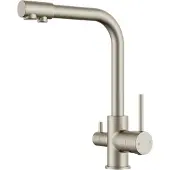 Sonstiges Küchenarmatur 3-Wege mit Trinkwasserauslauf 360° schwenkbar Edelstahl Zweigriff