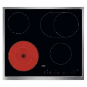 AEG TN64RA06XB, Schwarz, Integriert, 60 cm, Glaskeramikkochfeld, Glaskeramik, 4 Zone(n)