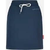 Salzhaut Midirock "Knielanger Rock (Midi) BIETJE", Damen, Gr. XL, blau (navy), Obermaterial: 95% Baumwolle CO. 5% Elasthan EL., Röcke Midirock