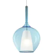 Ideal Lux Hängelampe 1x E27 blau IP20 KALIQUE 359588