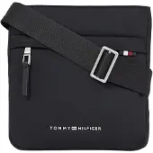 Tommy Hilfiger Umhängetasche Herren Schwarz – Verstellbar, Reißverschluss, Recycelt