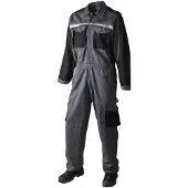 Dripio Arbeitsanzug 100% Baumwolle grau/schwarz 3XL